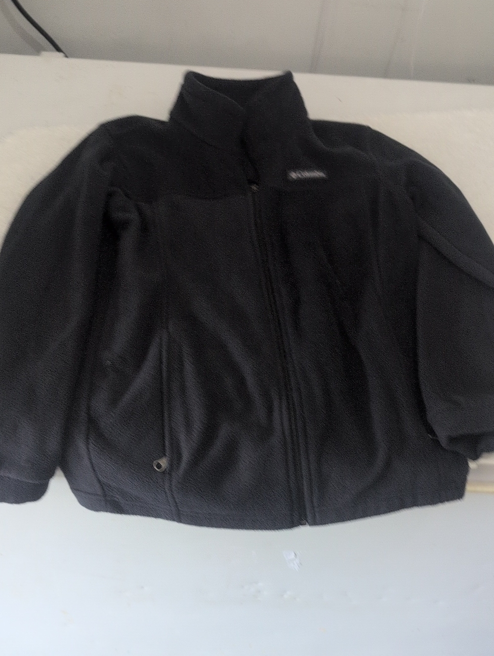 Columbia Kids Black Fleece Zip-Up Jacket